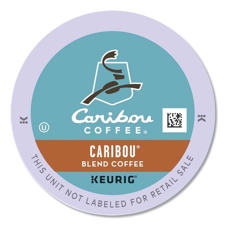 CARIBOU COFFEE Caribou Blend Coffee K-Cups, PK24 PK 6992